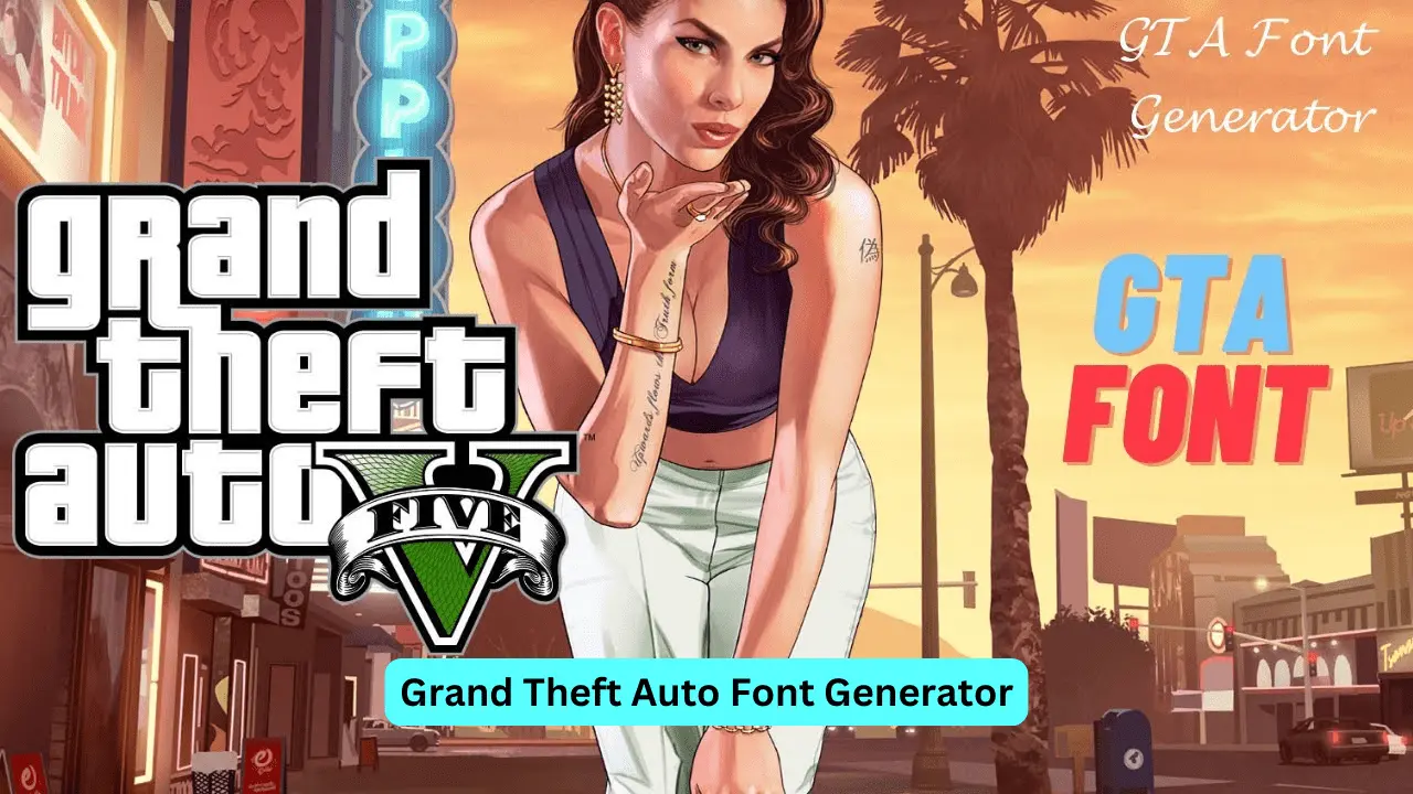 Grand Theft Auto Font Generator