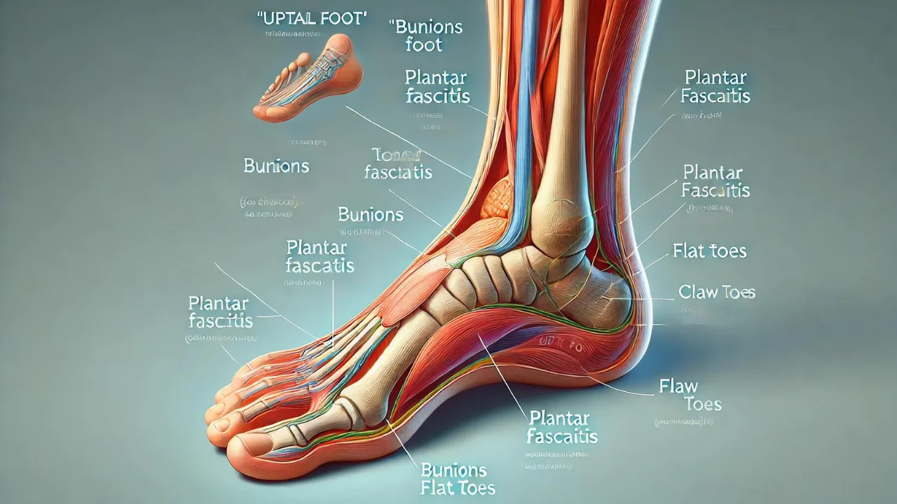 What is an Uptail Foot?